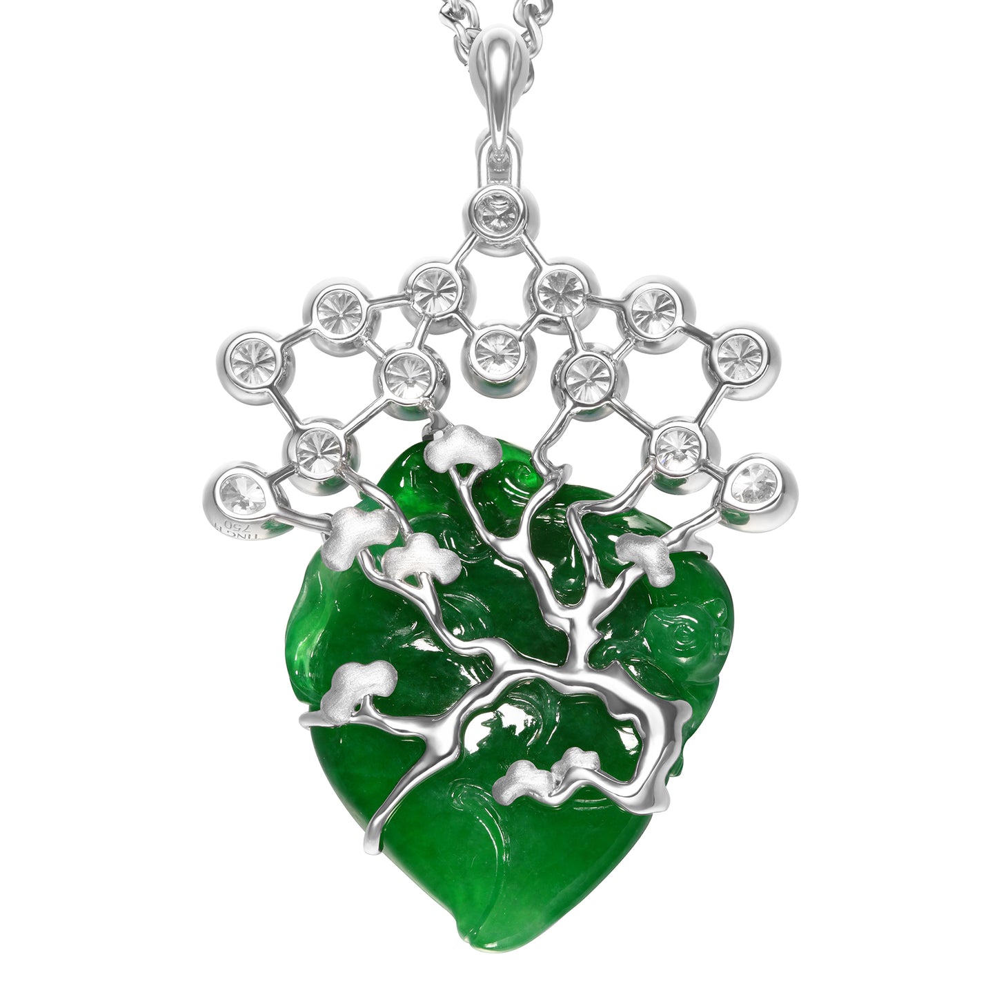 Heart of the Celestial Tree | 18K Gold Pendant