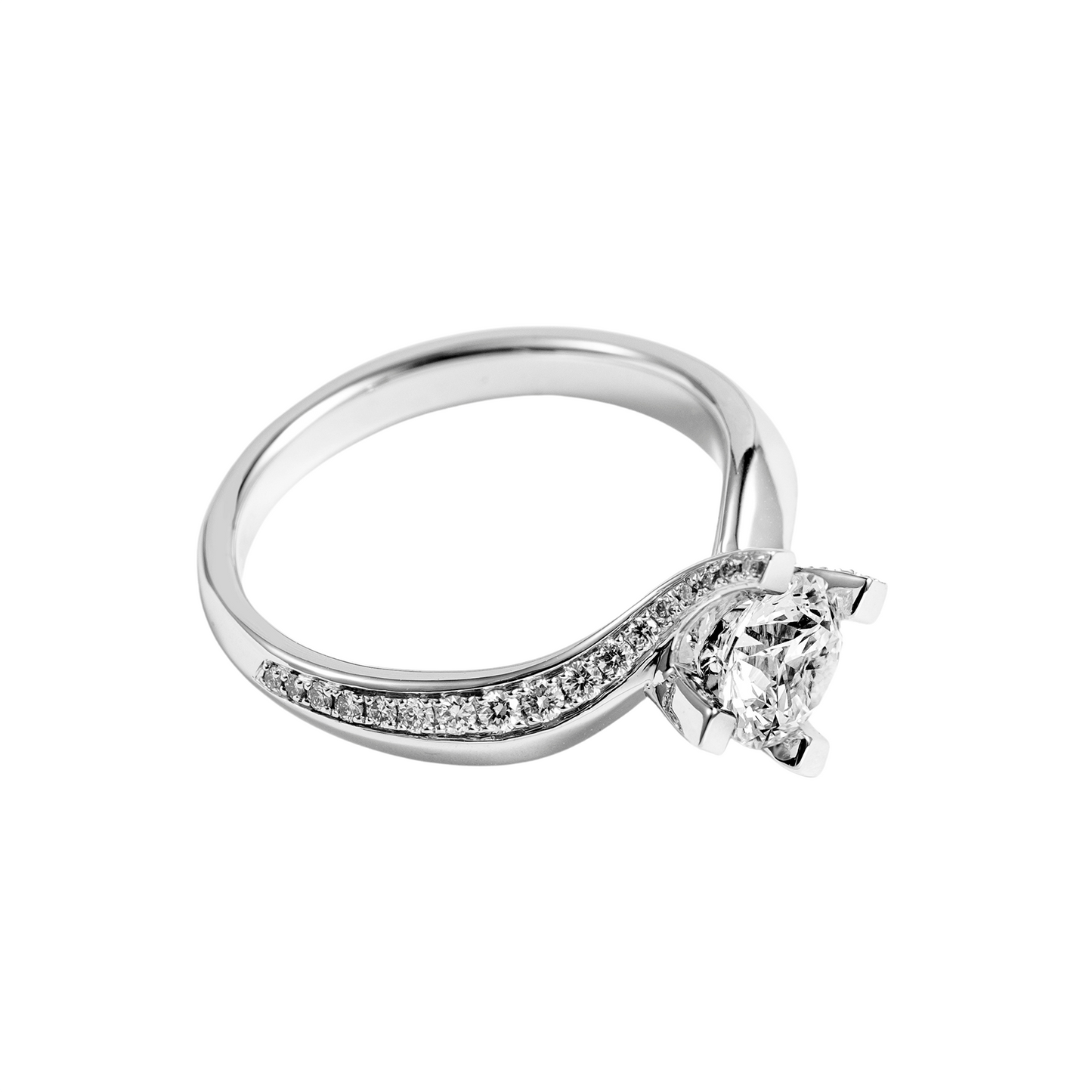18K Gold Ring Diamond | Glow