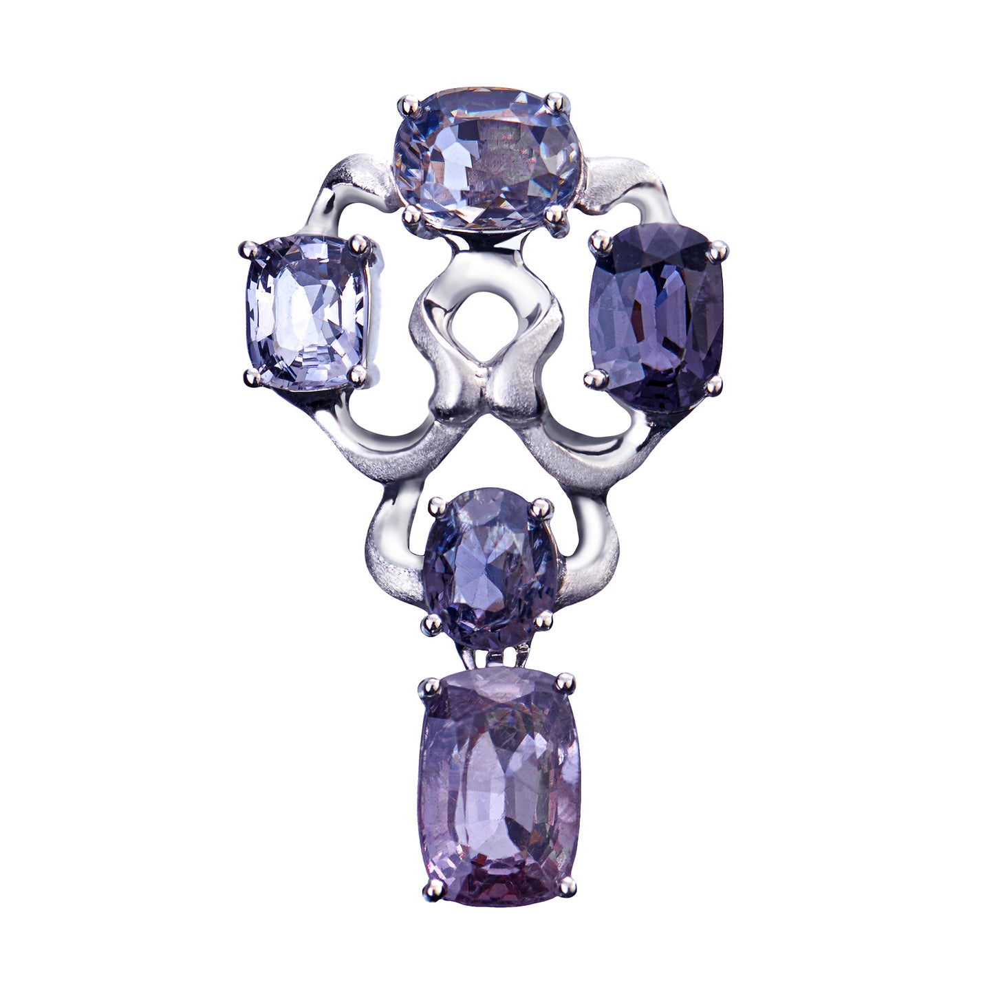 Violet Radiance | 18K Gold Spinel Pendant