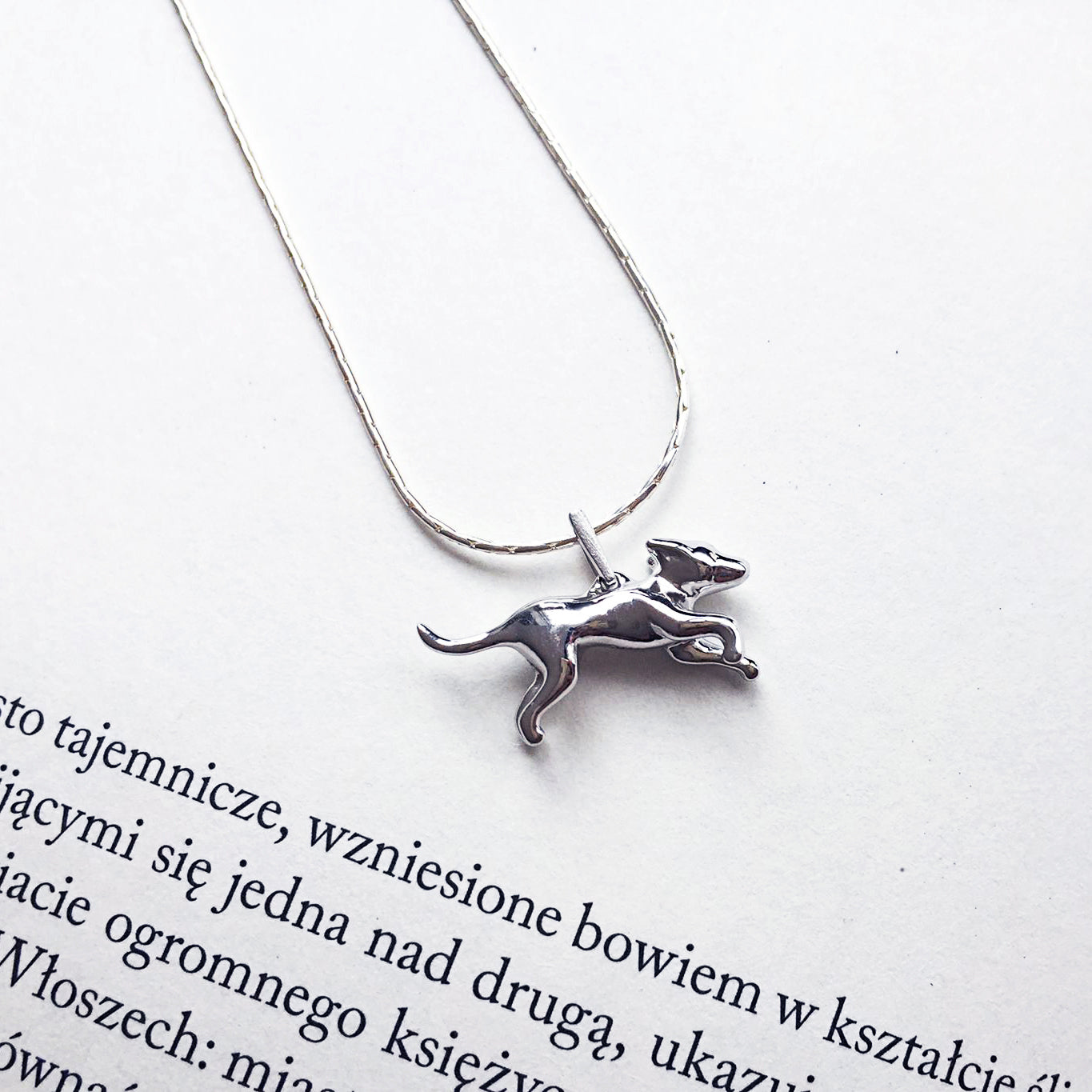 925 Silver Pendant | Puppy Philosophy - Bold