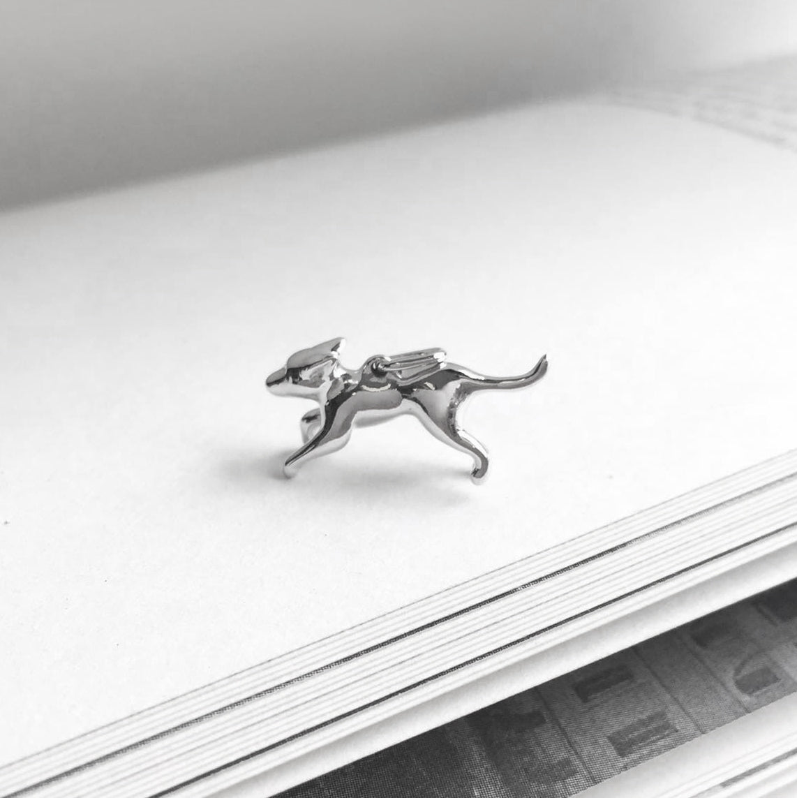 925 Silver Pendant | Puppy Philosophy - Bold