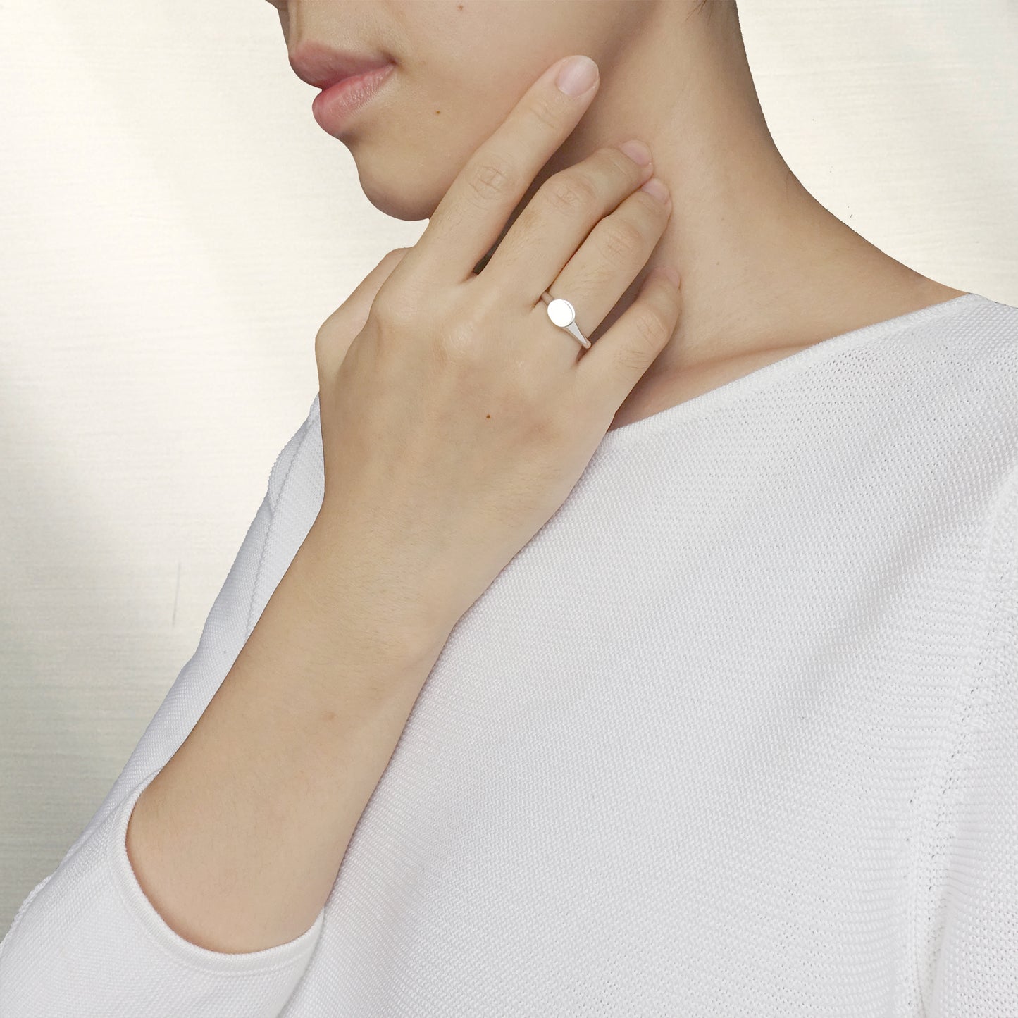925 Silver Ring | Simplicity Signet Ring