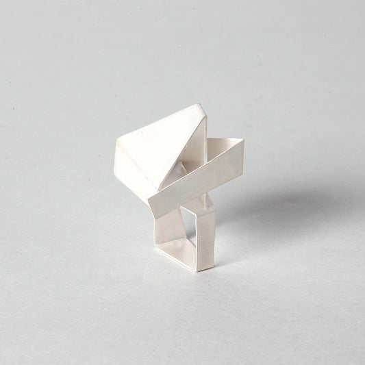 925 Silver Ring | Folding Space - Triangle