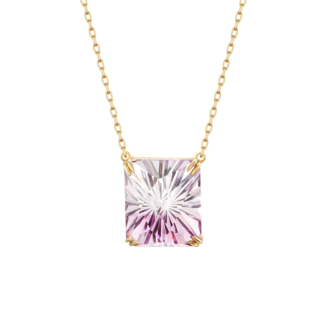 18K Gold Pendant Amethyst | Dreamscape