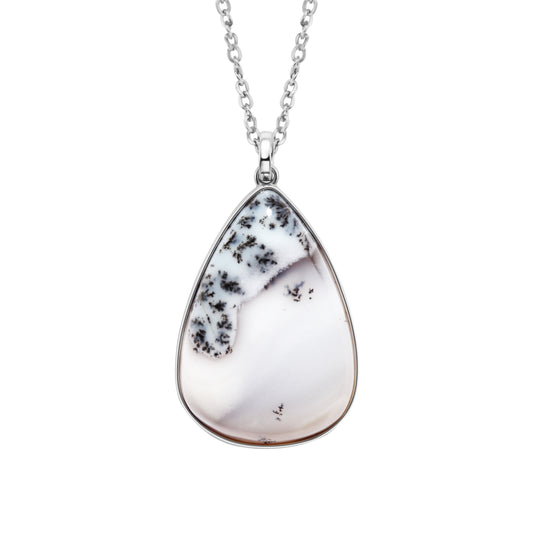 Silent Poem | 18K Gold Opal Pendant
