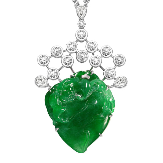 Heart of the Celestial Tree | 18K Gold Pendant