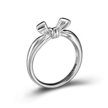 Load image into Gallery viewer, 925silver-ring-bowtie-alice-in-wonderland
