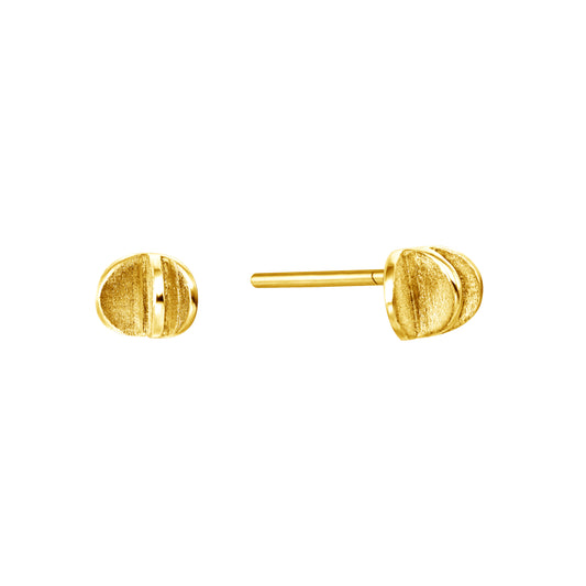 Soft Petal Glow | 18K Gold Earrings